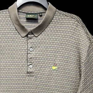 Bobby Jones Masters Golf Polo Shirt Men's XL Italy Made 100% Cotton Classic